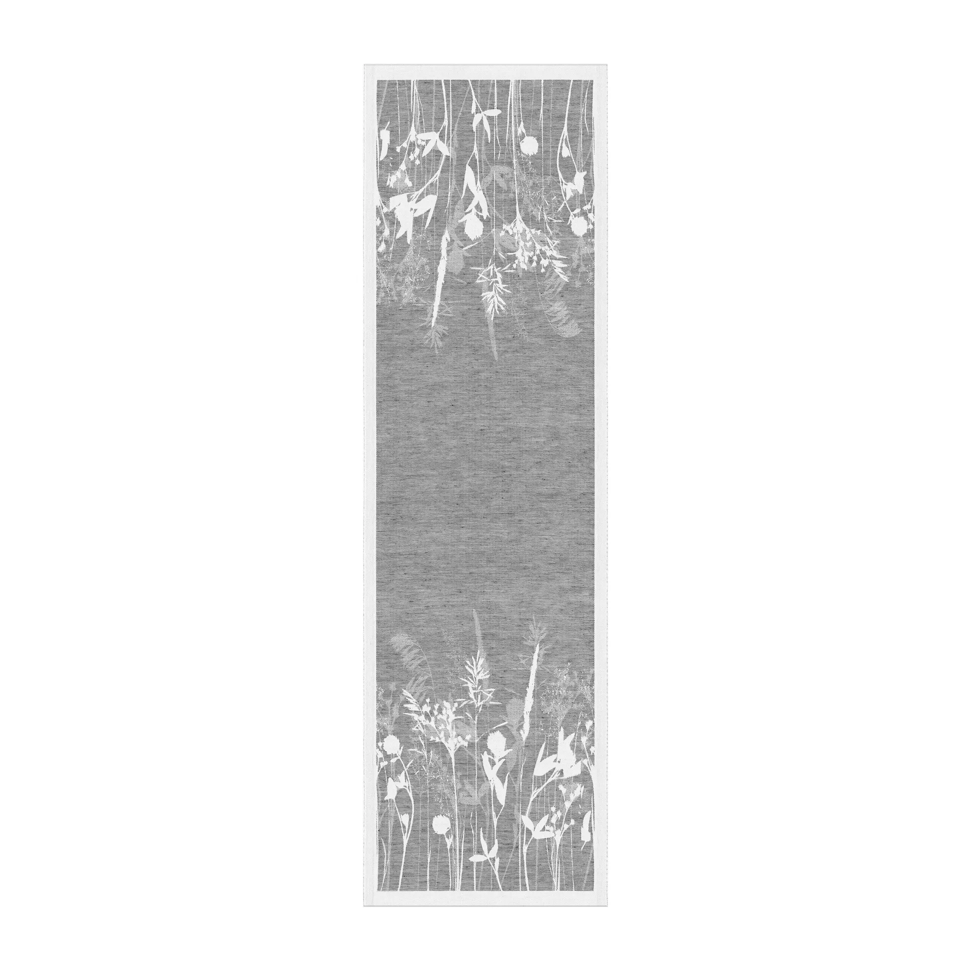 Airy table runner 35x120 cm, grey Ekelund Linneväveri