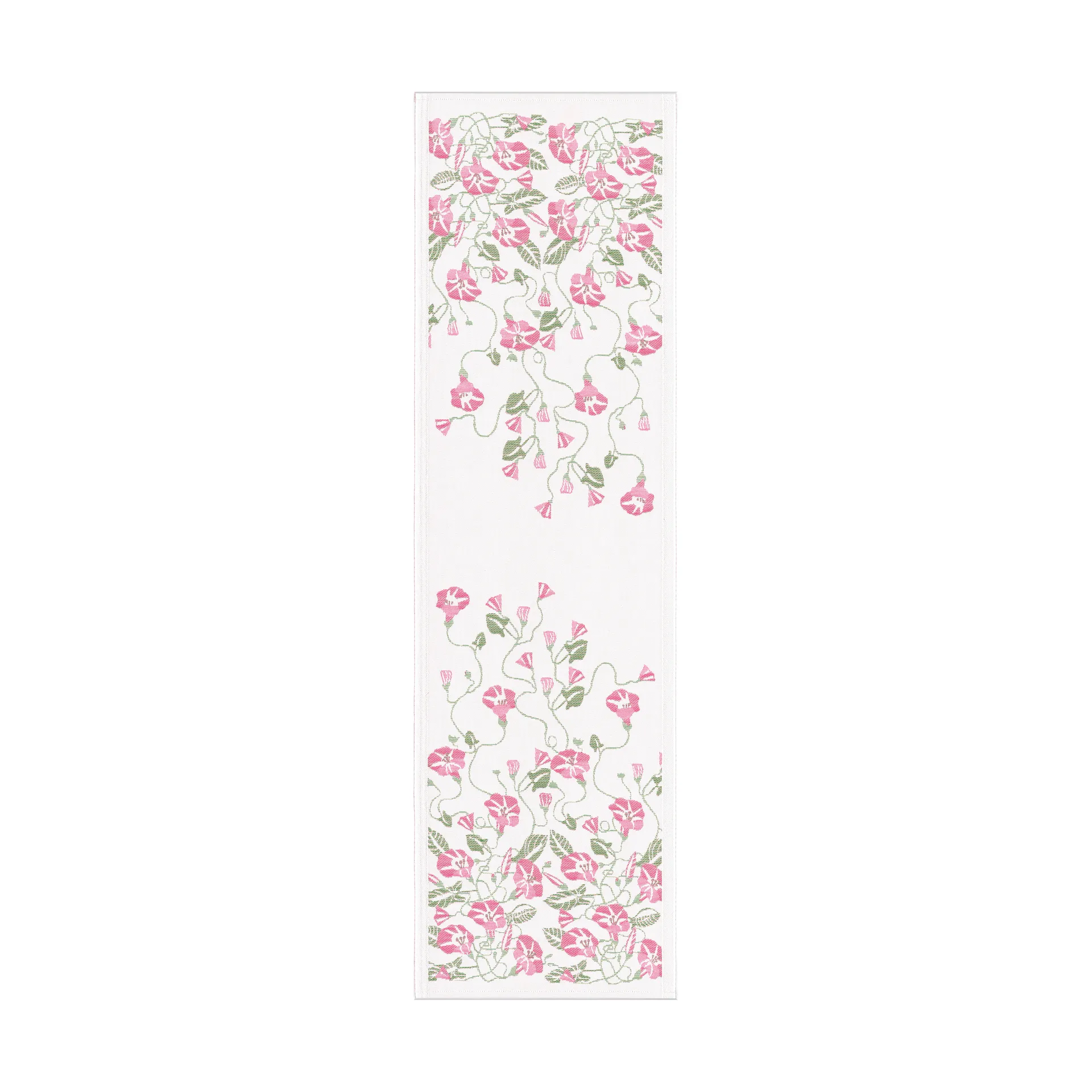 Åkervinda table runner 35x120 cm, Pink Ekelund Linneväveri