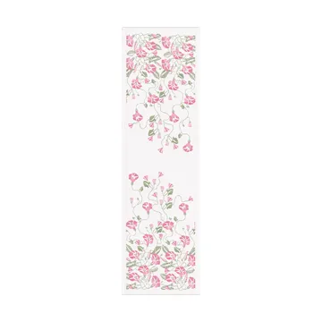 Åkervinda table runner 35x120 cm - Pink - Ekelund Linneväveri