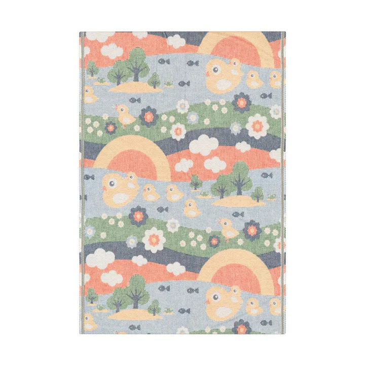 Ankdalen baby blanket 72x105 cm - Multi - Ekelund Linneväveri