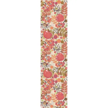 Äppelbär table runner 35x140 cm - multi - Ekelund Linneväveri