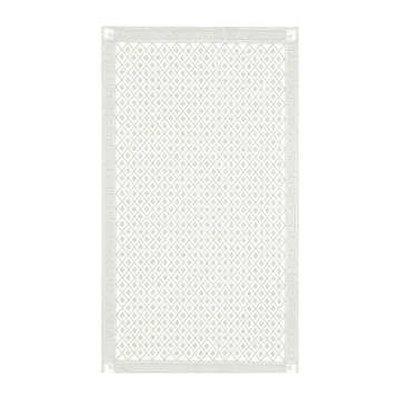 Åttebladrose table cloth beige - 150x260 cm - Ekelund Linneväveri