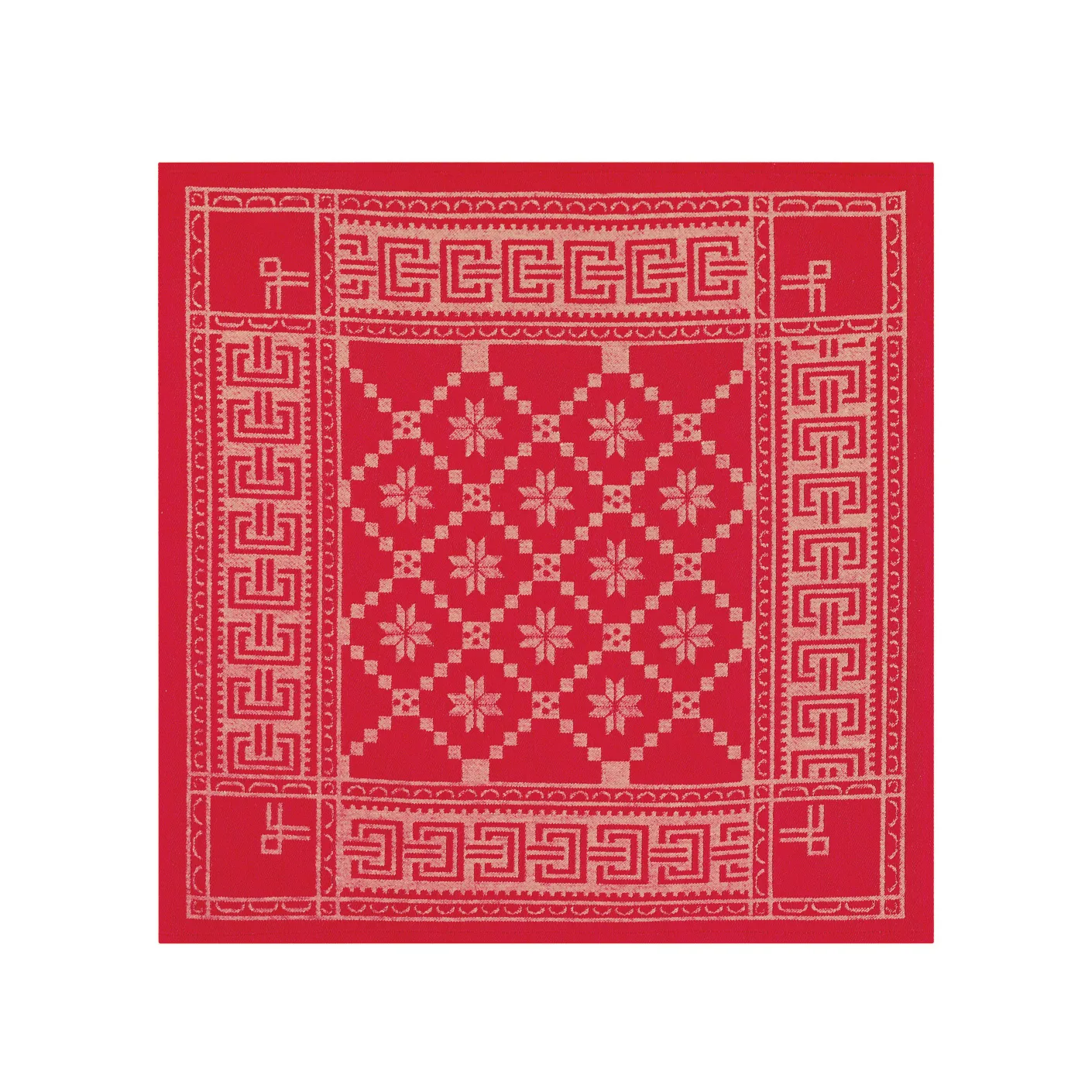Åttesinglerose serviette, 50x50 cm Ekelund Linneväveri