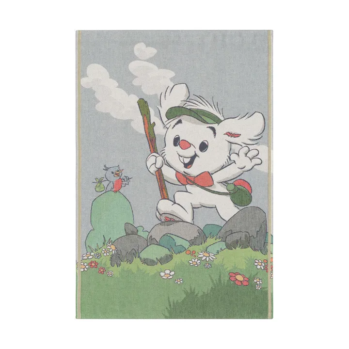 Äventyr children's blanket 72x105 cm - Multi - Ekelund Linneväveri