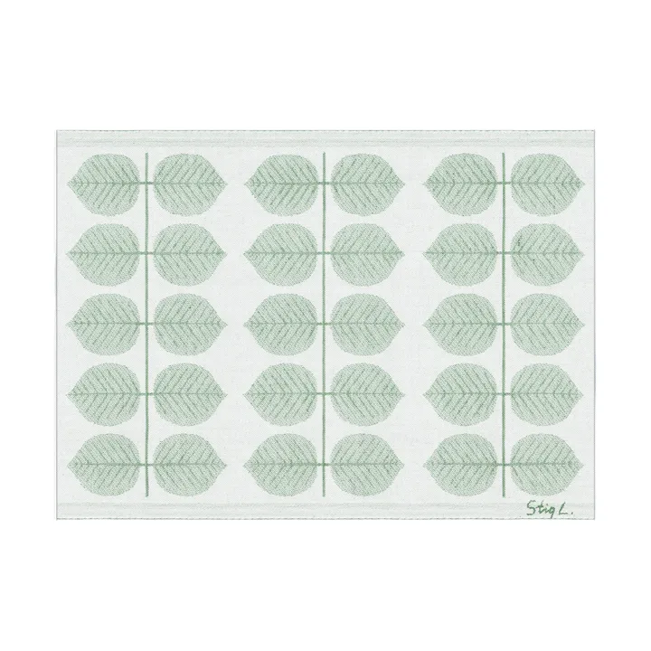Berså placemat 35x48 cm - Green - Ekelund Linneväveri
