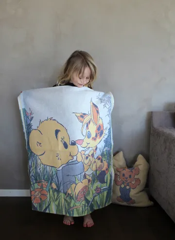 Brumma baby blanket 70x75 cm - Multi - Ekelund Linneväveri