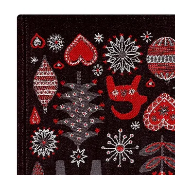 Christmas night runner - black - Ekelund Linneväveri