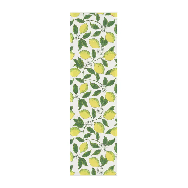 Citroner runner - 35x120 cm - Ekelund Linneväveri