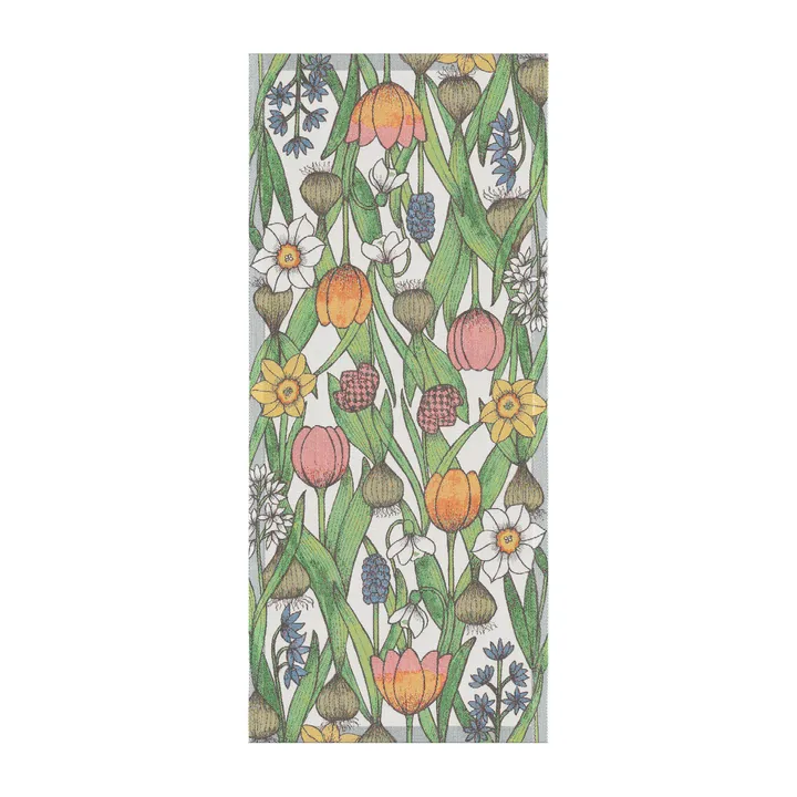 Flower bulbs runner - 35x80 cm - Ekelund Linneväveri