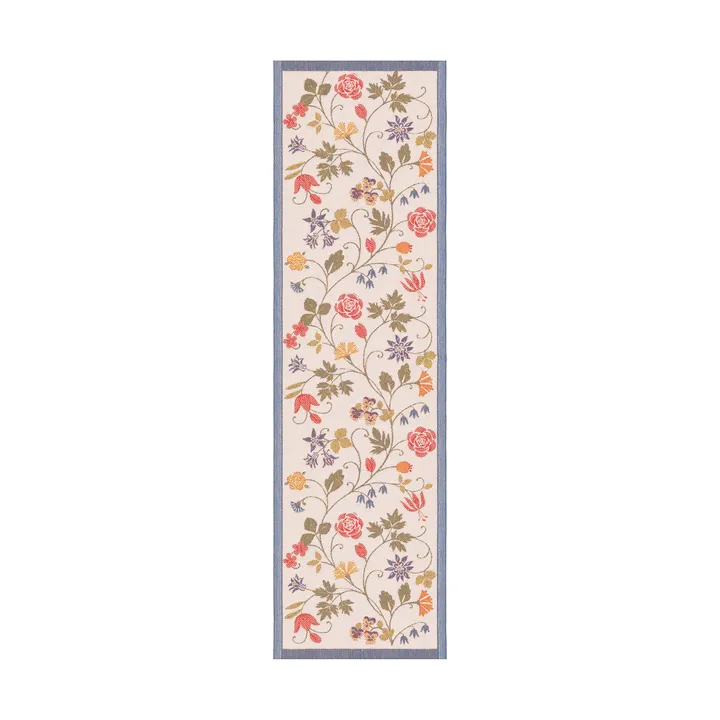 Flower table runner 35x120 cm - Multi - Ekelund Linneväveri