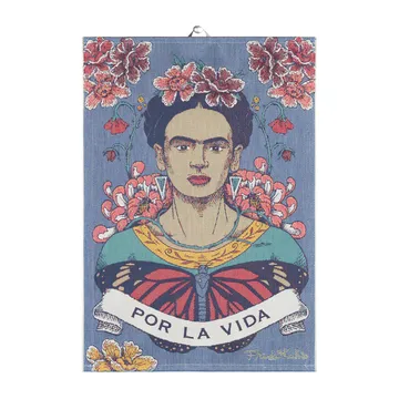 Frida Kahlo kitchen towel 35x50 cm - Vida - Ekelund Linneväveri