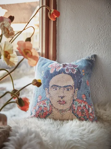 Frida Kahlo pillowcase 40x40 cm - Vida - Ekelund Linneväveri