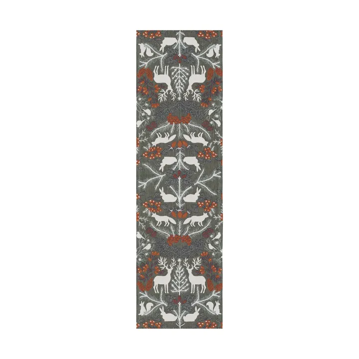 Hjortnäs table runner 35x120 cm - Grey - Ekelund Linneväveri