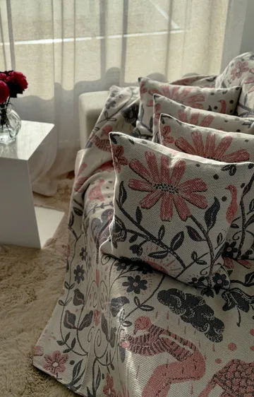 Kärleken cushion cover 40x40 cm - Multi - Ekelund Linneväveri
