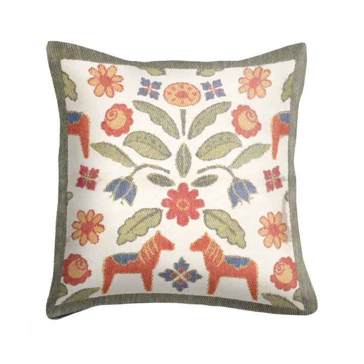 Kurbitsblom cushion cover 40x40 cm - Multi - Ekelund Linneväveri