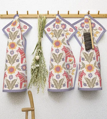 Kurbitshäst kitchen towel - 35x50 cm - Ekelund Linneväveri