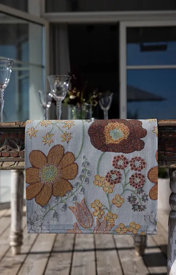 Kvällsblom kitchen towel 35x50 cm - Multi - Ekelund Linneväveri