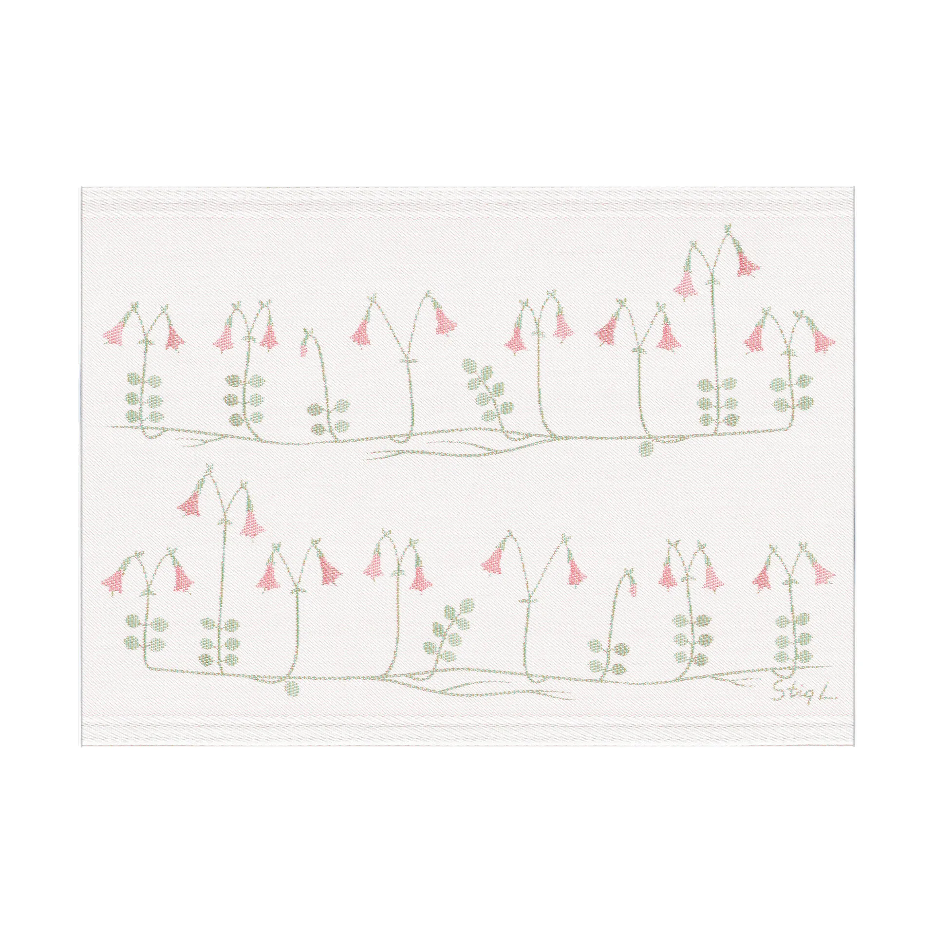 Linnea placemat 35x48 cm, Pink Ekelund Linneväveri