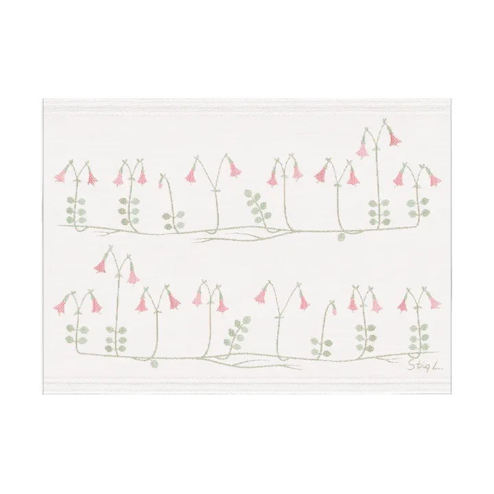 Linnea placemat 35x48 cm - Pink - Ekelund Linneväveri