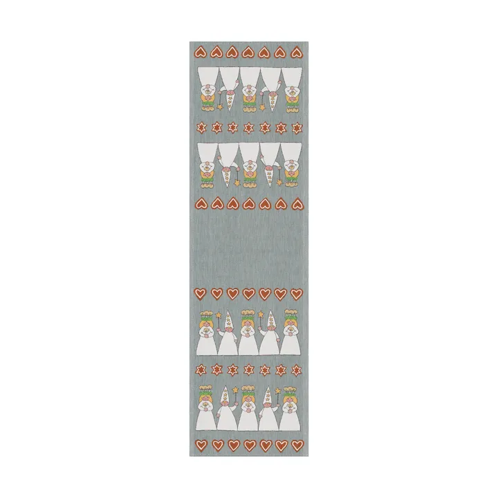 Luciamorgon table runner 35x120 cm - Multi - Ekelund Linneväveri