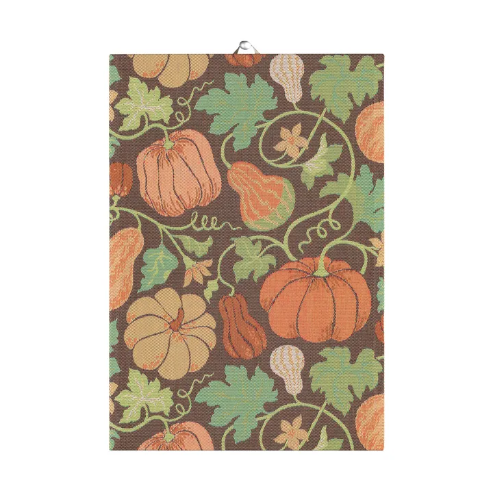 Plenty of pumpkin kitchen towel - 35x50 cm - Ekelund Linneväveri