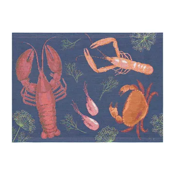 Shellfish party placemat - 35x48 cm - Ekelund Linneväveri