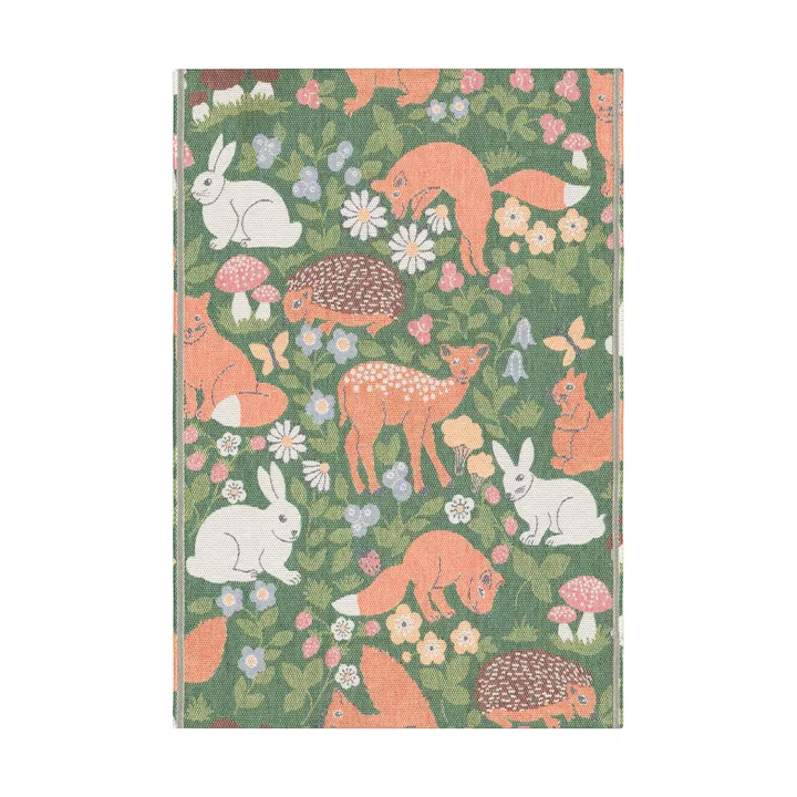 Skogslek baby blanket 72x105 cm - Multi - Ekelund Linneväveri