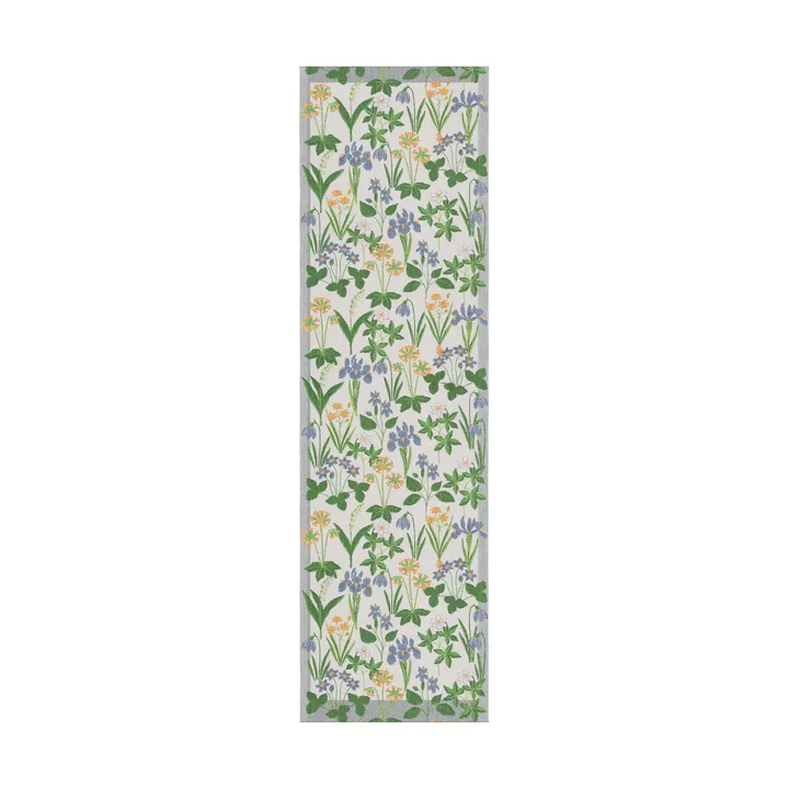 Sol blue table runner 35x120 cm - Multi - Ekelund Linneväveri