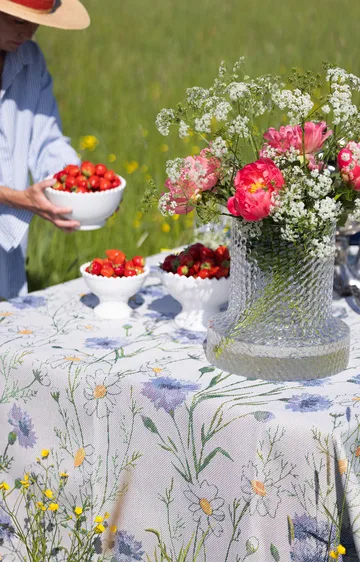 Sommar placemat 35x48 cm - Multi - Ekelund Linneväveri
