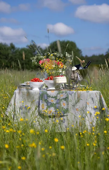 Sommar placemat 35x48 cm - Multi - Ekelund Linneväveri