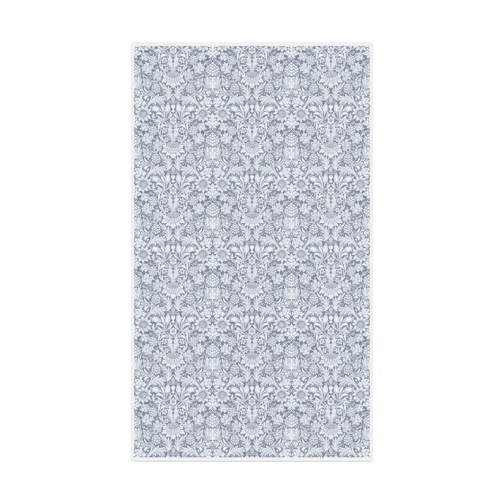 Sunflower tablecloth 150x250 cm - Blue - Ekelund Linneväveri