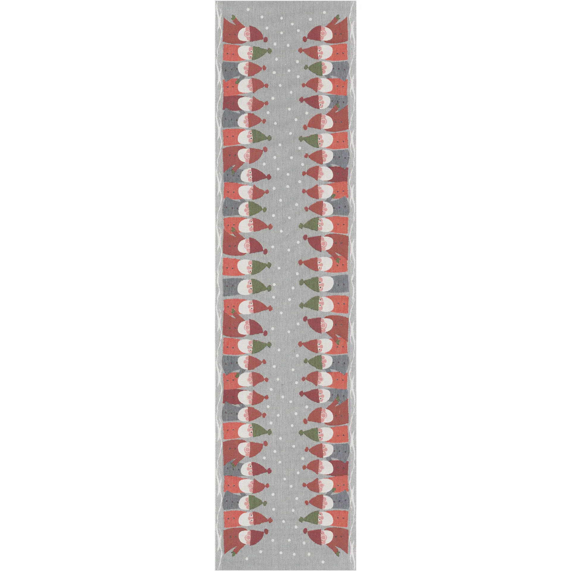 Tomtemöte table runner 35x140 cm, Multi Ekelund Linneväveri
