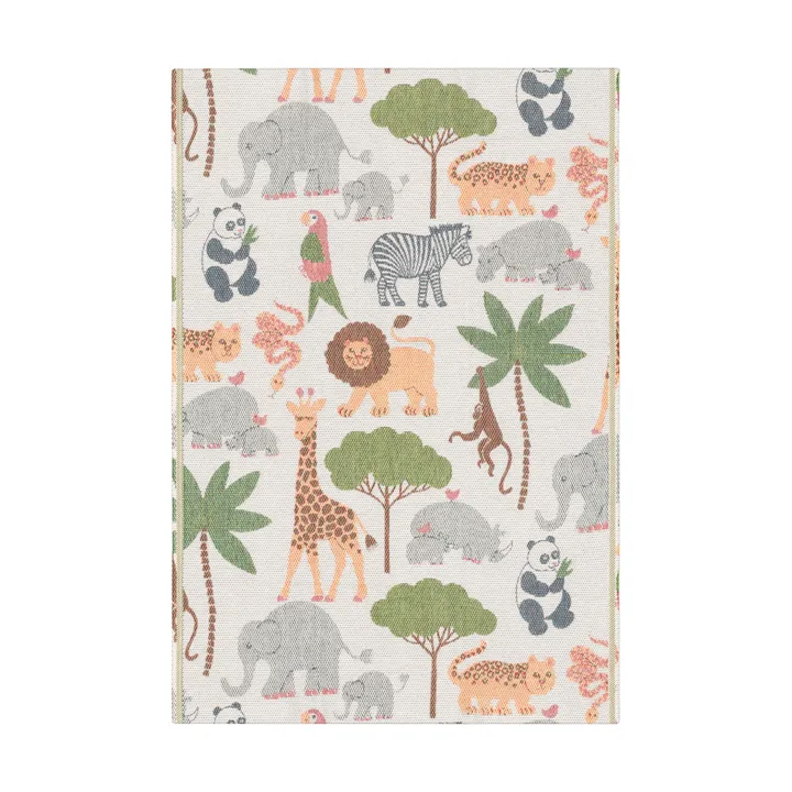 Vilda Vänner baby blanket 72x105 cm - Multi - Ekelund Linneväveri