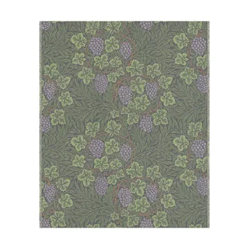 Vine throw 140x170 cm - Green - Ekelund Linneväveri
