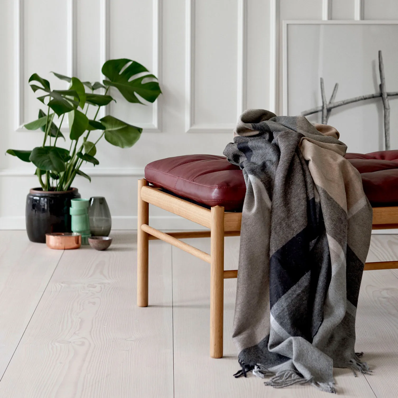 Manhattan throw, natural Elvang Denmark