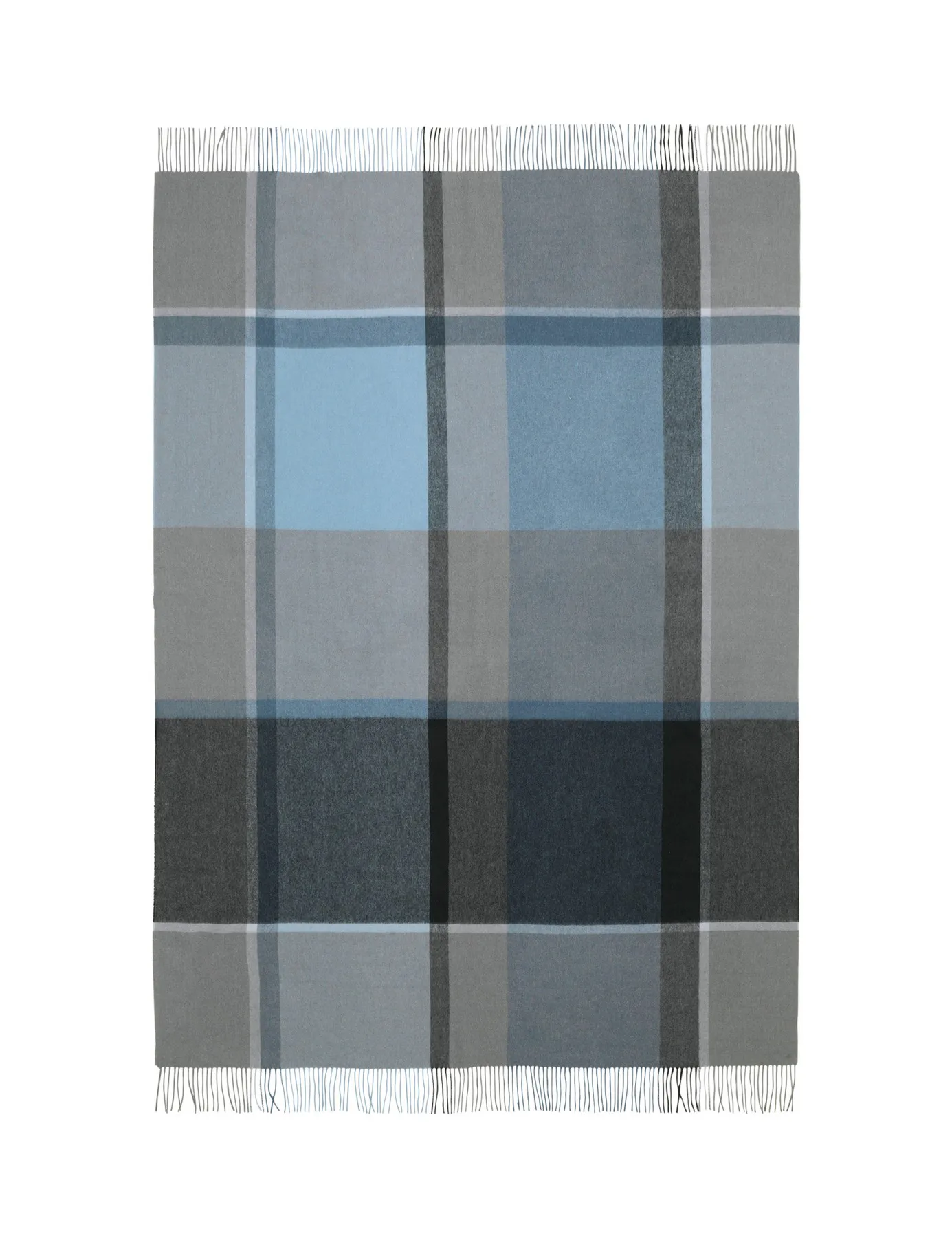 Manhattan throw, steel blue-dusty ocean Elvang Denmark