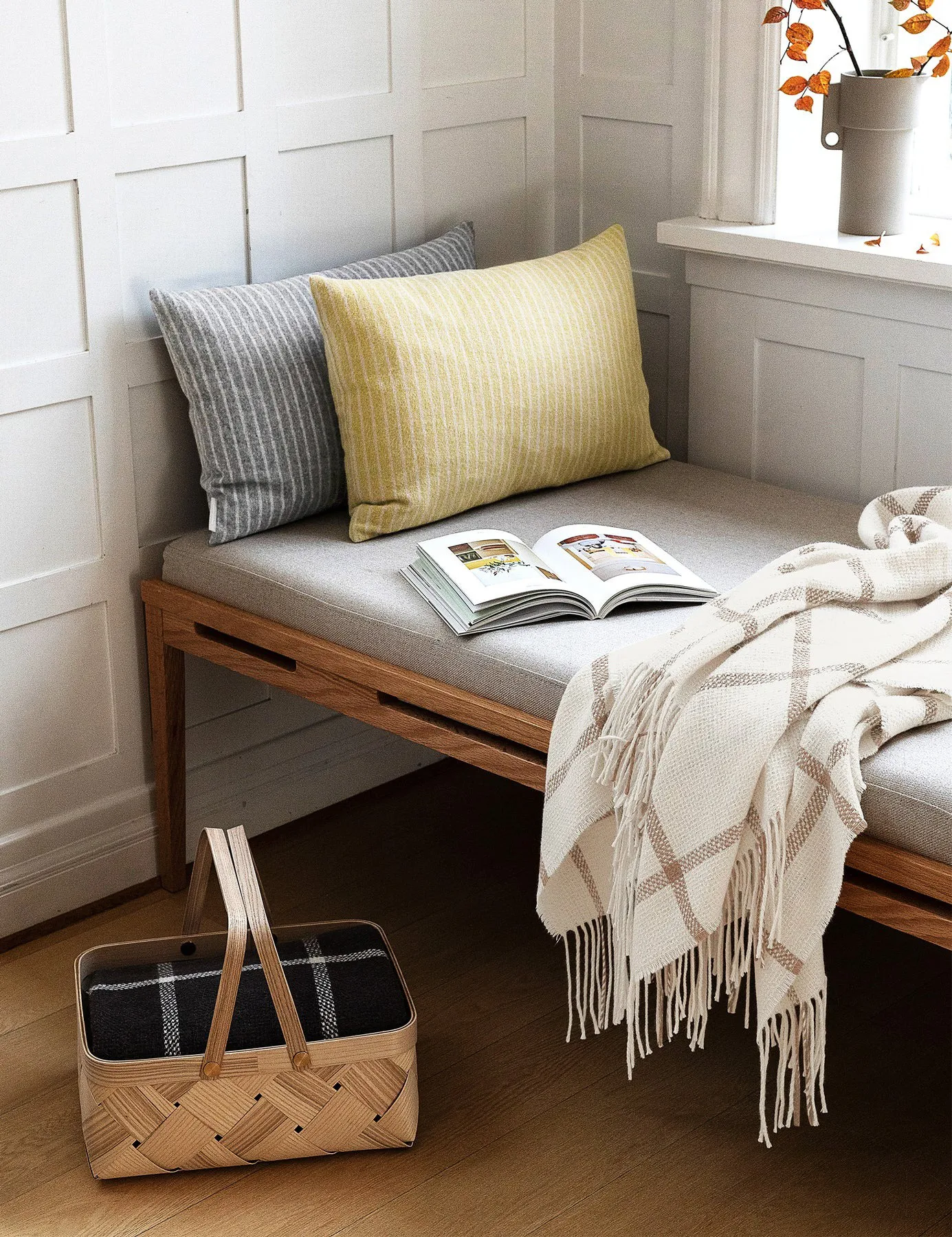 Tartan throw 130x190 cm, Ivory Elvang Denmark