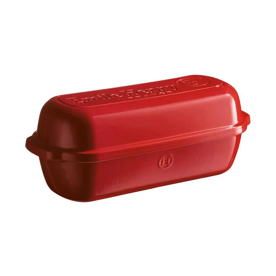 Emile Henry bread pan, Red, rectangular 4.5 L Emile Henry