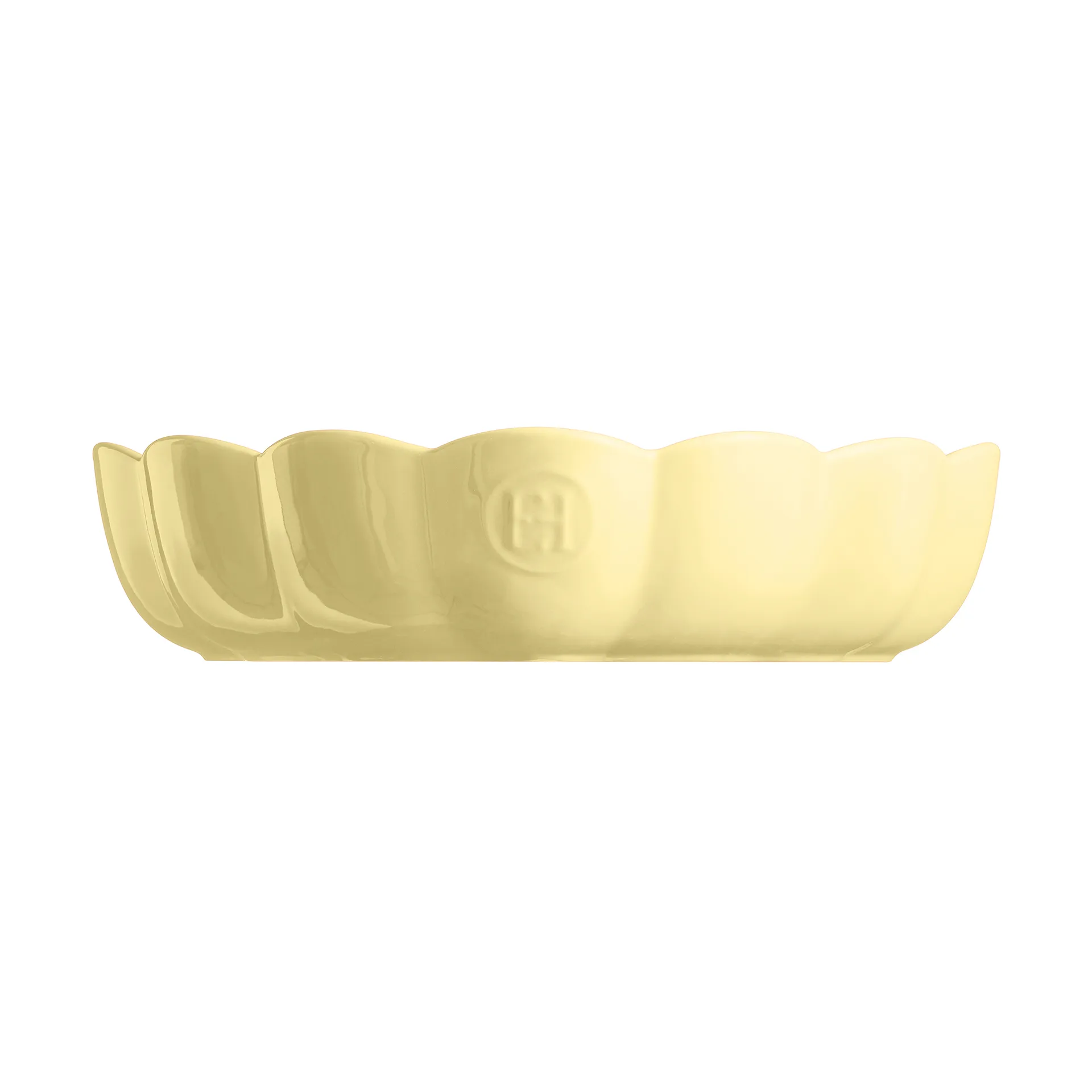Emile Henry Madeleine heart mold, Vanilla Emile Henry