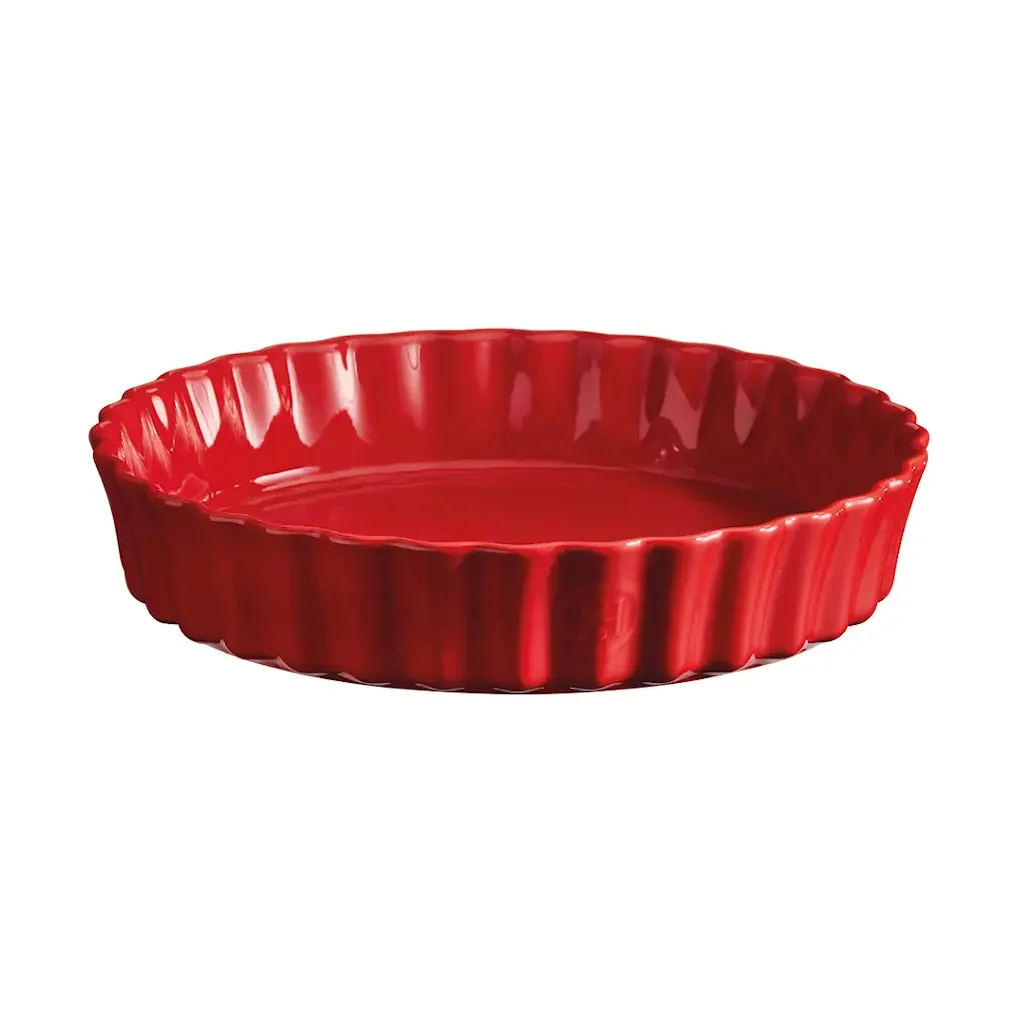 Emile Henry pie dish Ø24 cm, Red Emile Henry