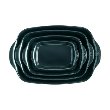 Emile Henry rectangular oven dish 0.7 L - Petrol - Emile Henry