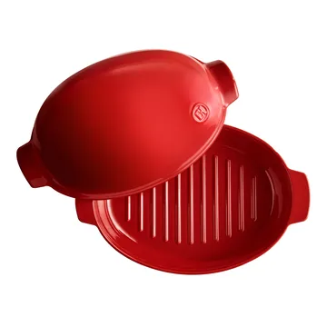 Emile Henry roaster large 9 L - Red - Emile Henry