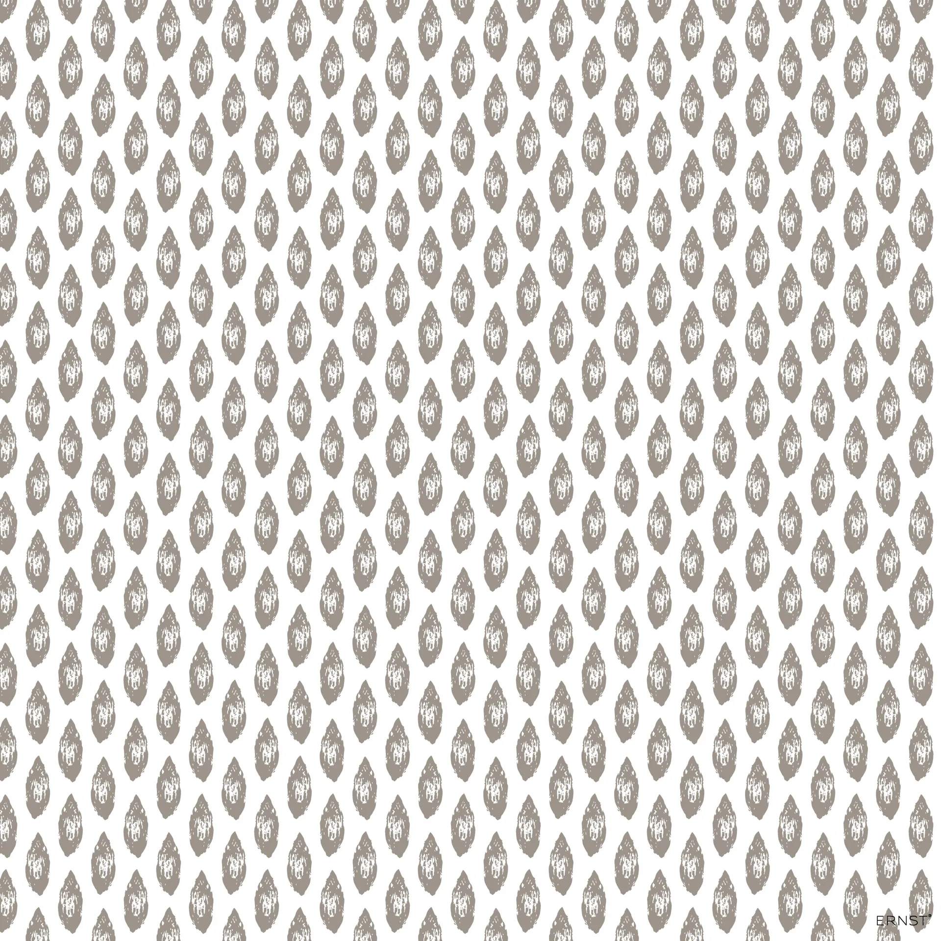Almond napkin 33x33 cm, White-grey ERNST