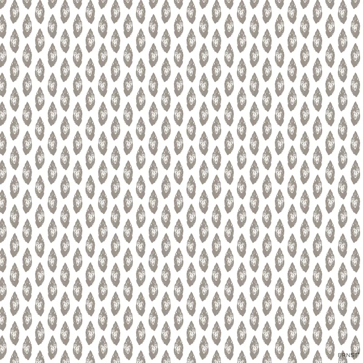 Almond napkin 33x33 cm - White-grey - ERNST