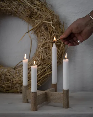 Ernst advent candle holder Ø22x8 cm - Nature - ERNST