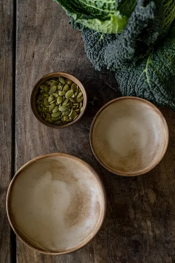 Ernst bowl - Brown-natural base, Ø14 cm - ERNST