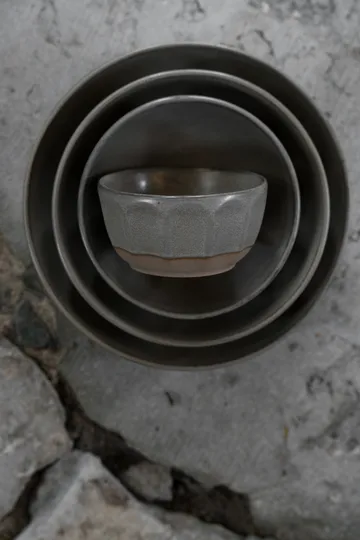 Ernst bowl stoneware - Grey-nature, Ø12 cm - ERNST