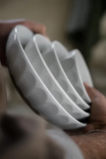 Ernst bowl stoneware - White-nature, Ø20 cm - ERNST