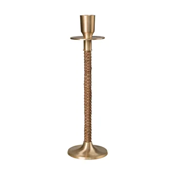 Ernst braided candleholder - Brass, Ø8x25 cm - ERNST