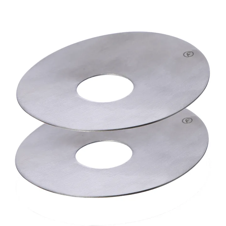 Ernst candle cuff Ø8.3 cm 2-pack - Brushed metal  - ERNST